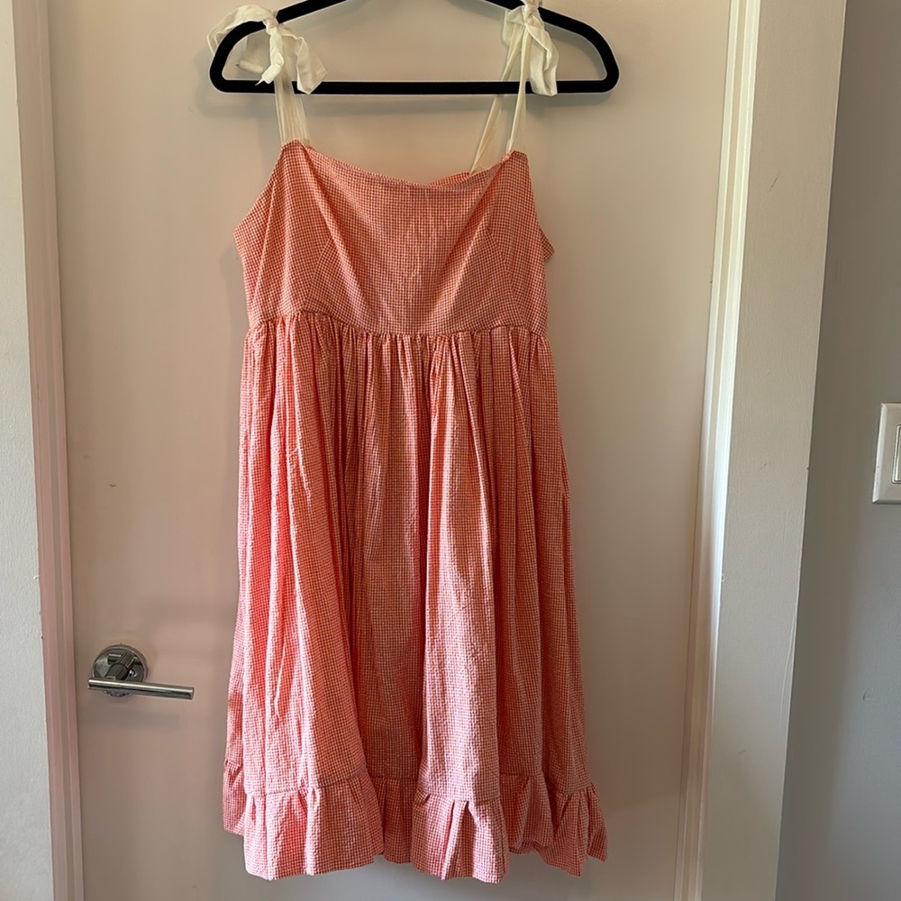 Vintage Gingham Picnic Babydoll Dress